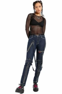 Tripp NYC Denim Bondage Pants -AKUMU INK shop DS267 DENIM FULL 1000x 11d06750 99ab 4d58 b95d b330dd36f6a2