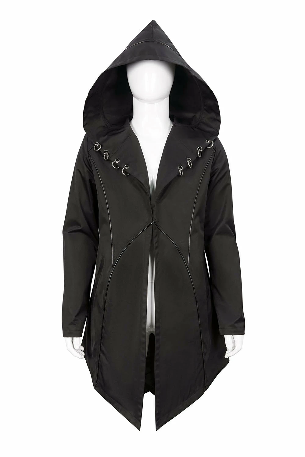 DEVIL FASHION Black Butcher Pierced Coat 9 DEVIL FASHION Black Butcher Pierced Coat - Image 7