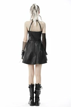 DARK IN LOVE Hexed Leather Halter Dress -AKUMU INK shop DW652 110 1024x1024 2x e5264d43 0ab2 452d a366 6776d71806d2