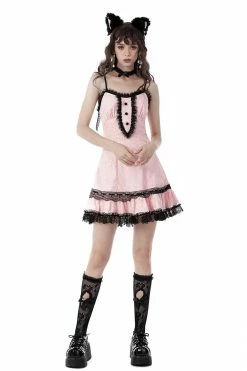 DARK IN LOVE Dead Doll Mini Dress