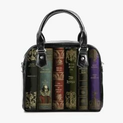 Gallery Serpentine Dark Academia Classic Literature Handbag -AKUMU INK shop DarkAcademiaLiteratureHandbag2