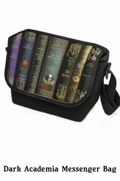 Gallery Serpentine Dark Academia Classic Literature Messenger Bag 10 Gallery Serpentine Dark Academia Classic Literature Messenger Bag -AKUMU INK shop DarkAcademiamessengerbag1