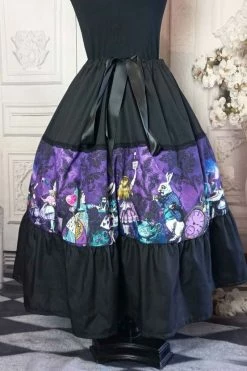 Gallery Serpentine Purple Alice Tea Length Skirt