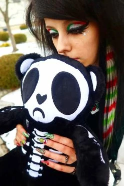 VampireFreaks Grumpy Bones Bear -AKUMU INK shop Dead Teddy Bear