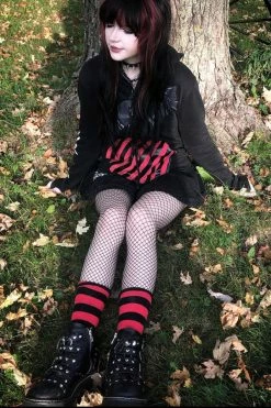 Demonia Heathen Heart Boots EMILY-315 [Black Vegan Leather] -AKUMU INK shop Demonias Emo SHoes