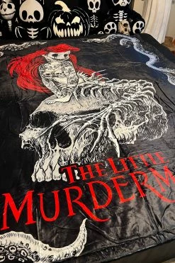 VampireFreaks The Little Murdermaid Throw Blanket -AKUMU INK shop Disney Heavy Metal Blanket