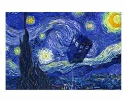 Gallery Serpentine Dr Who Van Gogh 1000 Piece Jigsaw Puzzle -AKUMU INK shop DrWhoTardisStarryNightjigsawpuzzle