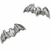 Alchemy Bat Stud Earrings -AKUMU INK shop E186 27504.1518835089.1280.1280