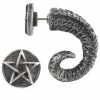 Alchemy Magic Ram's Horn Earring -AKUMU INK shop E356 01232.1518865339.1280.1280