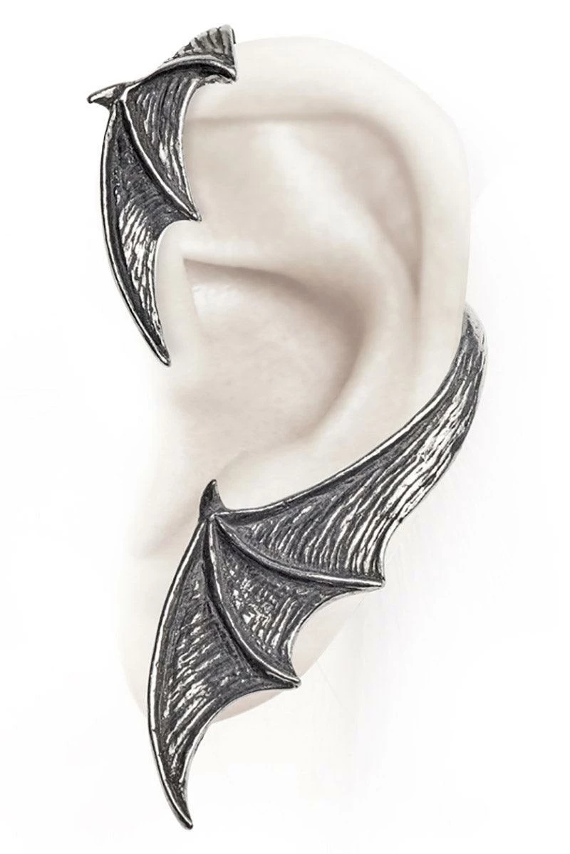 Alchemy A Night With Goethe Batwing Earwrap Earring 3 Alchemy A Night With Goethe Batwing Earwrap Earring