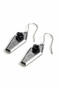 Alchemy RIP Rose Earrings 7 Alchemy RIP Rose Earrings -AKUMU INK shop E432 V2 60433.1567201707