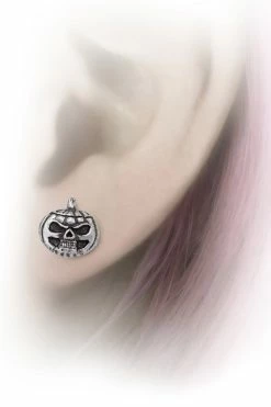 Alchemy Pumpkin Skull Studs 5 Alchemy Pumpkin Skull Studs -AKUMU INK shop E450 V2 01847.1631027313.1280.1280