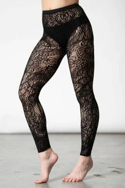 KILLSTAR Empyrean Lace Leggings -AKUMU INK shop EMPERYEAN LACE LEGGINGS W B x1600copy