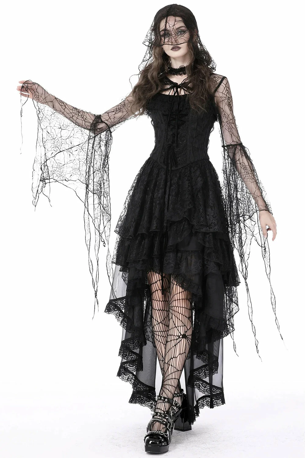 DARK IN LOVE Cobwebella Cape Bolero 5 DARK IN LOVE Cobwebella Cape Bolero - Image 3