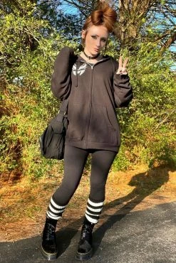 VampireFreaks Dark Fairy Hoodie [Zipper Or Pullover] -AKUMU INK shop Emo Leg Warmers