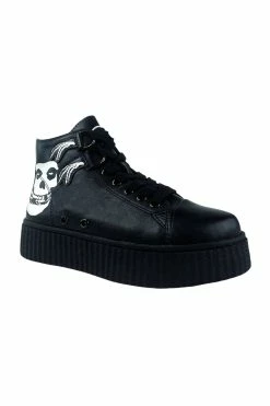 STRANGECVLT Chelsea Kreep Misfits Skull Sneakers -AKUMU INK shop Emo Sneakers Mens