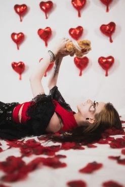 VampireFreaks Tormented Teddy Bear -AKUMU INK shop Emo Teddy Bear Plush