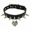 Funk Plus Spiked Heart Padlock Choker -AKUMU INK shop FCK314RED HT SIL 500x 6cbfd069 ba83 49ea a556 4de005705f4b