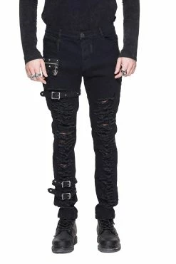 DEVIL FASHION Black Death Pants