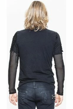 DEVIL FASHION Cenobyte Tattered Shirt -AKUMU INK shop FF7A8482