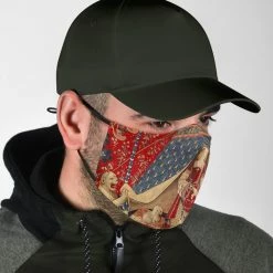 Gallery Serpentine The Lady & The Unicorn - Eco Washable Face Mask 12 Gallery Serpentine The Lady & The Unicorn - Eco Washable Face Mask -AKUMU INK shop FM22