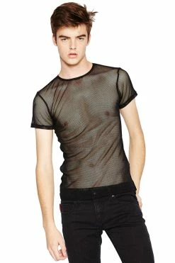 TRIPP NYC Tripp Short Sleeve Fishnet