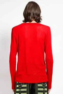 TRIPP NYC Mens Tripp Fishnet Shirt [Red] -AKUMU INK shop FN9105M RED B 1000xcopy