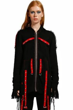 TRIPP NYC Midnight Hoodie [Black/Red]
