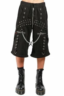 TRIPP NYC Tripp Monster Crush Sweat Pants -AKUMU INK shop FT7185M BLK SHORTF 1000x 2f15e104 1c3e 4d38 977f bf008852b71a