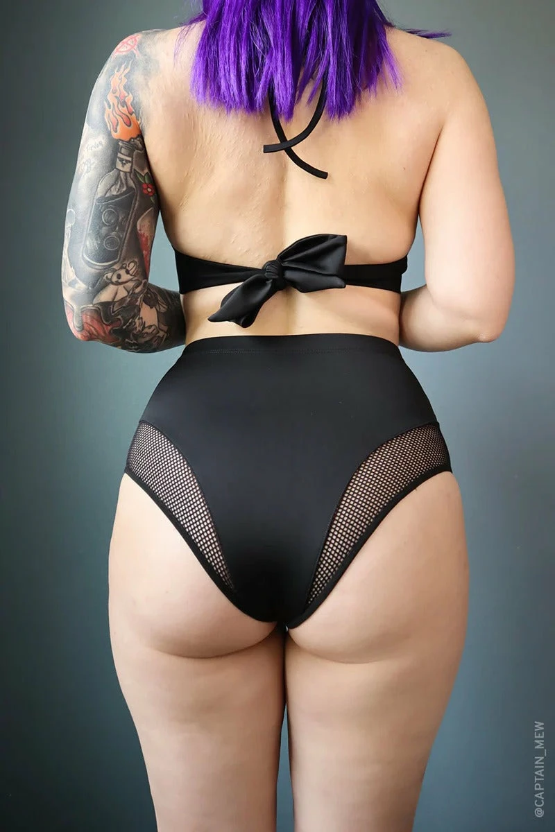 FOREST INK High Waisted Fishnet Bikini Bottoms 7 FOREST INK High Waisted Fishnet Bikini Bottoms - Image 5