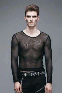 DEVIL FASHION Fatal Melody Fishnet Top [UNISEX]