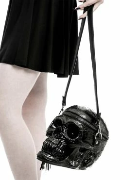 KILLSTAR Grave Digger Skull Handbag [B]