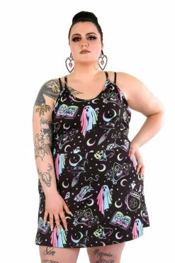 Too Fast OMG! Ghosts Skater Dress -AKUMU INK shop Ghost Dress
