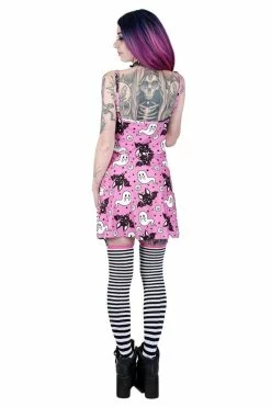 Too Fast Cute Ghost And Bat Skater Dress -AKUMU INK shop Ghost Dress 504ebb12 9181 492e 9e69 f53acc2d0a1e