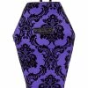 Rock Rebel Damask Coffin Backpack [PURPLE] -AKUMU INK shop Goth Backpack c3072b23 2508 4b73 aac3 6a5e86f16ee0