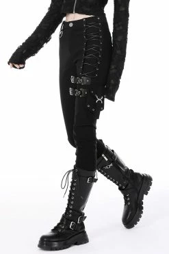DARK IN LOVE Grunge Core High Waisted Pants