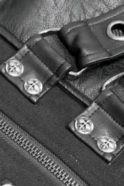 DEVIL FASHION General Death Military Goth Trench Coat 18 DEVIL FASHION General Death Military Goth Trench Coat -AKUMU INK shop Goth Cosplay Jacket