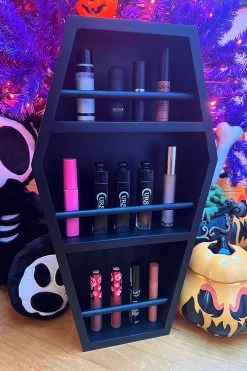 Catalyst Coffin Makeup Organizer Set 15 Catalyst Coffin Makeup Organizer Set -AKUMU INK shop Goth Nail Polish Holder