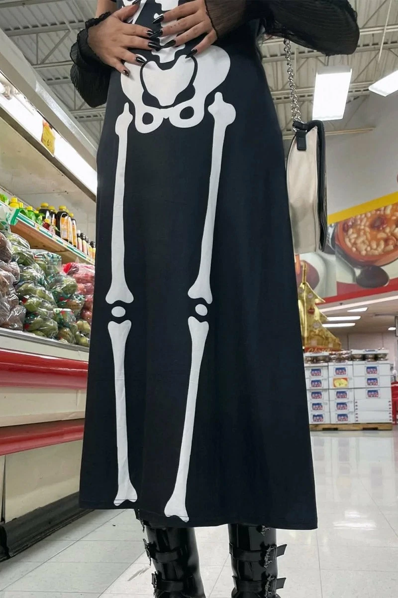 Too Fast Skeleton Magick Maxi Dress 12 Too Fast Skeleton Magick Maxi Dress - Image 10