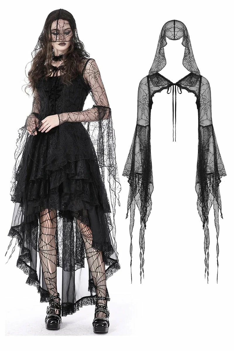 DARK IN LOVE Cobwebella Cape Bolero 8 DARK IN LOVE Cobwebella Cape Bolero - Image 6