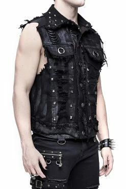 DEVIL FASHION Souleater Post-Apocalyptic Vest -AKUMU INK shop Goth Tank