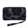 Rock Rebel Black Damask Wallet -AKUMU INK shop Goth Wallet