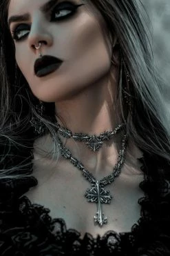 KILLSTAR Amdis Cross Necklace