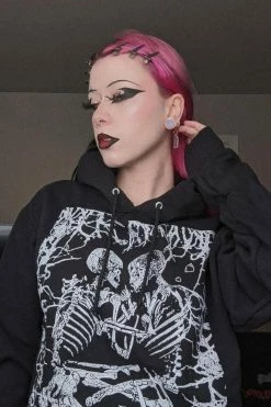 VampireFreaks Love Never Dies Hoodie [Zipper Or Pullover] -AKUMU INK shop Gothic Clothing Shop