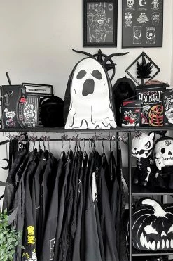 VampireFreaks Ghostie Backpack [Glow In The Dark] -AKUMU INK shop Gothic Ghost 3d Novelty Bag