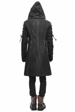 DEVIL FASHION Dust Eater Trench Coat -AKUMU INK shop Gothic Punk Coat