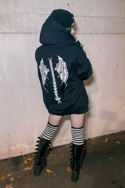 VampireFreaks Demon Wings Hoodie [Zipper Or Pullover]