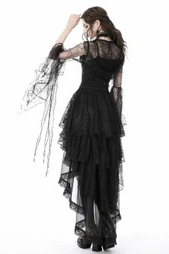 DARK IN LOVE Cobwebella Cape Bolero 12 DARK IN LOVE Cobwebella Cape Bolero -AKUMU INK shop Gothic Witch Cardigan