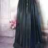 Gallery Serpentine Full Length Black Satin Gothic Majestica Petticoat Skirt 2 Gallery Serpentine Full Length Black Satin Gothic Majestica Petticoat Skirt -AKUMU INK shop GothicFulllengthsatinMajesticapetticoatskirt