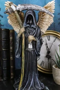 Pacific Giftware Winged Grim Reaper Statue -AKUMU INK shop Grim Reaper Svulpture
